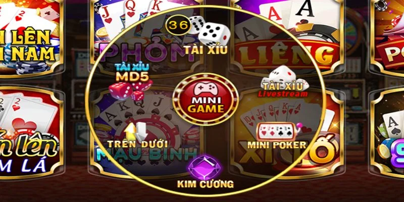 Minigames cung cấp nhiều sản phẩm mới lạ